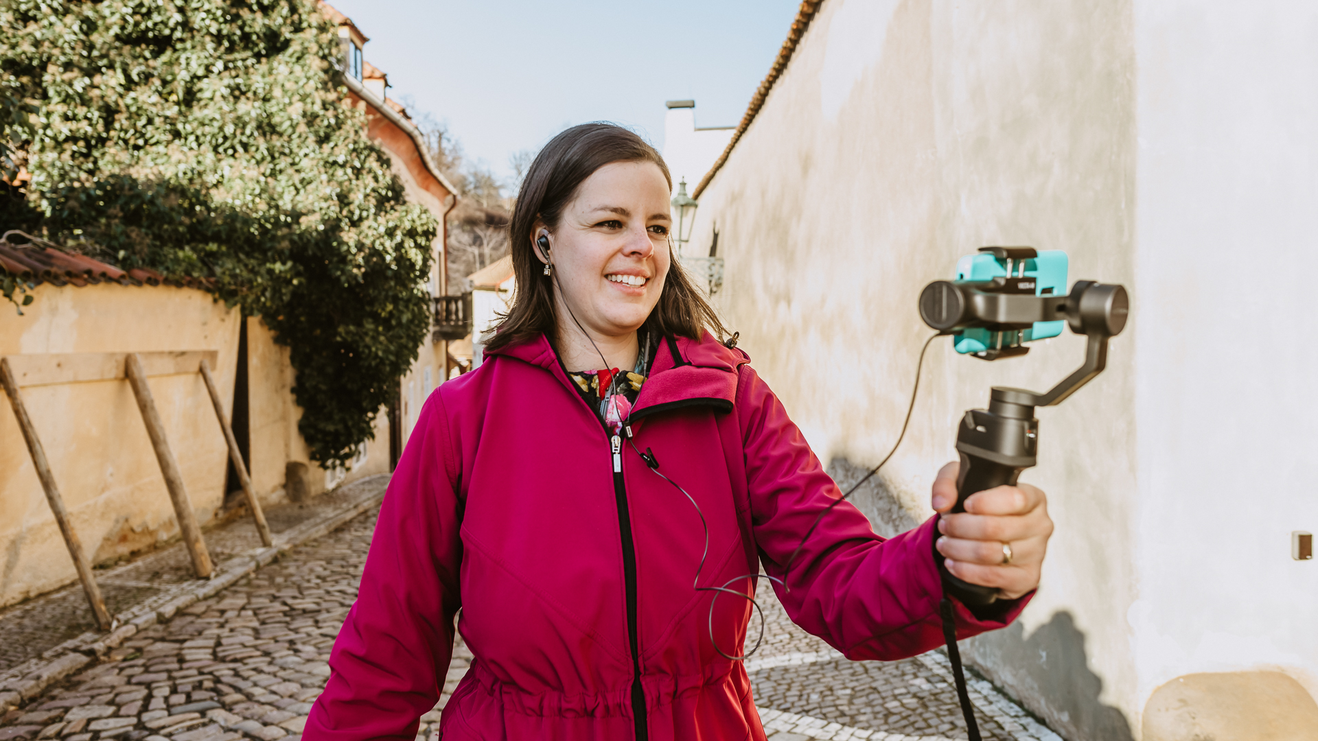 a person standing posing for the camera